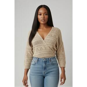 V-Neck Women Crossover Top